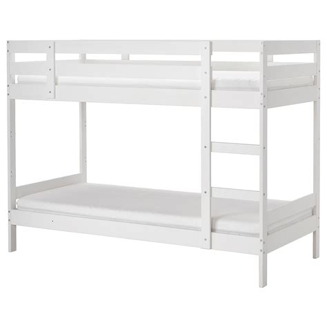 MYDAL bunk bed frame, White IKEA Greece