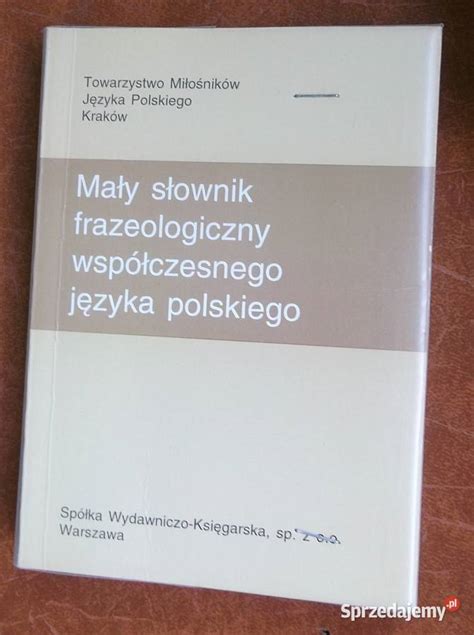 Mały słownik frazeologiczny współczesnego języka polskiego. - Users guide for hand held and walk through metal detectors.
