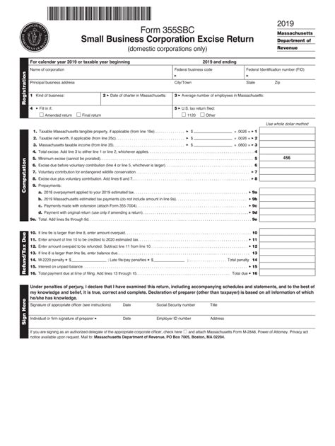 Ma Form 355Sbc Fill Out and Sign Printable PDF Template signNow