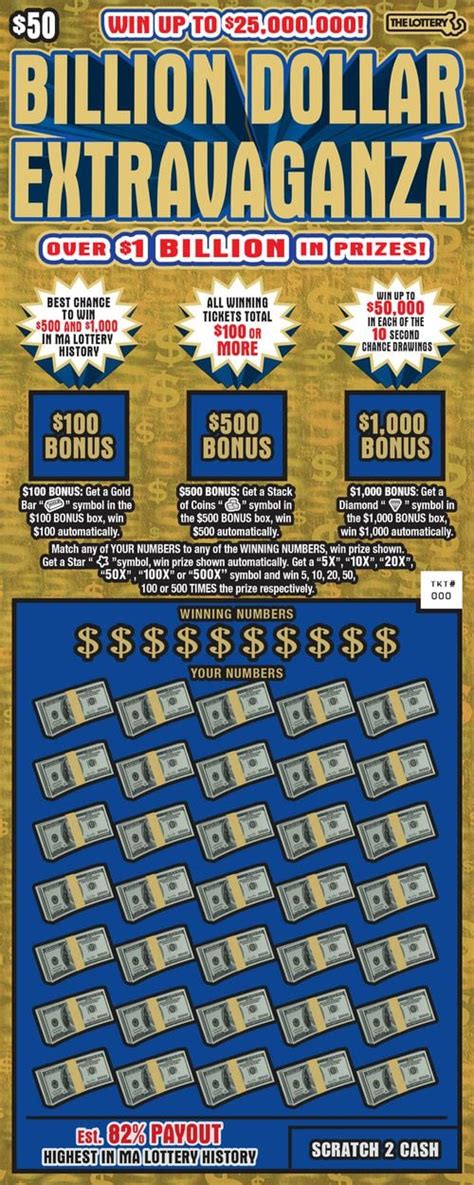 Ma lottery scratch tickets. First $25 million prize claimed from Mass Lottery's $50 scratch ticket 00:29. BOSTON - Six months after the Massachusetts Lottery rolled out a $50 scratch ticket - its priciest scratch ticket ever ... 