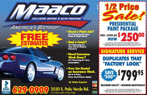 Maaco prices. Call for inquiries or for a free estimate: 1-844-MAACO-UHOH. Find your Maaco 