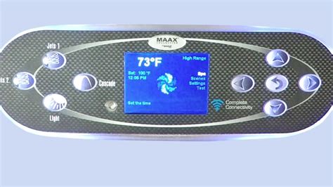 Maax collection hot tub control panel.  Look up programming for Gecko in.  ...
