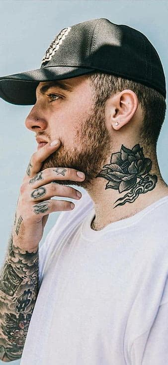 Mac’s Neck Tattoo on Twitter: "Pictures of Mac Miller smiling. ️…