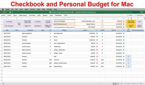 Mac Budget Software Using Excel For Mac To Manage Personal Finances Buyexceltemplates Com