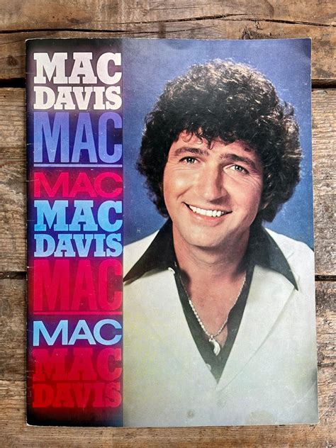 Mac Davis Concert Program
