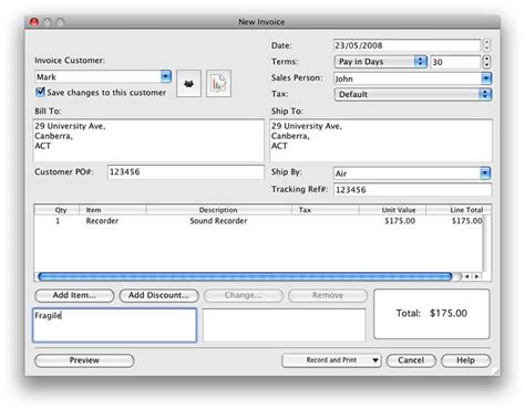 Mac Simple Invoice Software Download