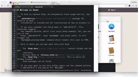 Mac atom command line.  Answer &lsquo;Y&rsquo; to any prompts asking if you wa...