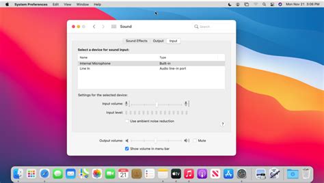 Mac microphone settings.  Check for updates For the best performance, make ...