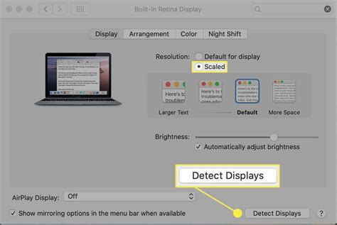 Mac not detecting display. .  ...
