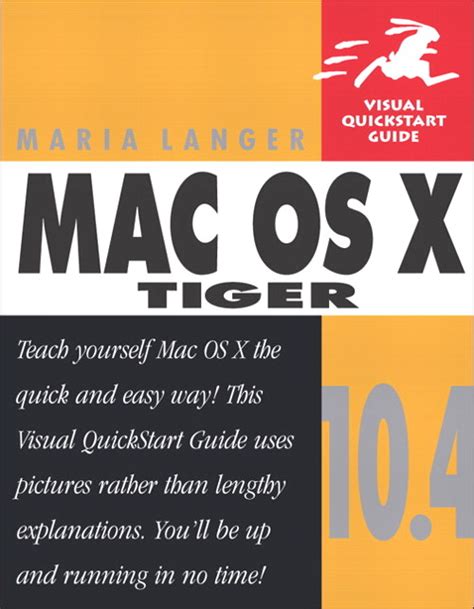 Mac os x 10 4 tiger visual quickstart guide visual quickstart guides. - Manuali di amplificatori per strumenti musicali peavey.