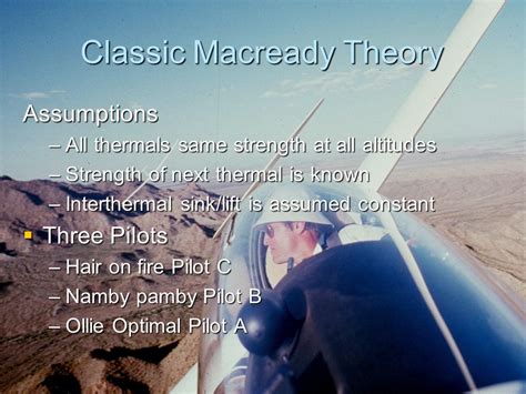 MacCready Theory for Soaring Pilots