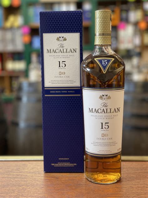 The whisky has spent 12 years maturing in hand-picked oak casks from Jerez, Spain, previously seasoned with sherry. Described by F. Paul Pacult as ‘simply the best 12-year-old single malt around’. 6. Macallan Double Cask 15 – Best for the money!