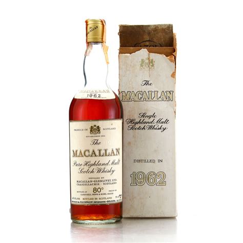 Macallan 1962 Campbell, Hope and King 80 Proof