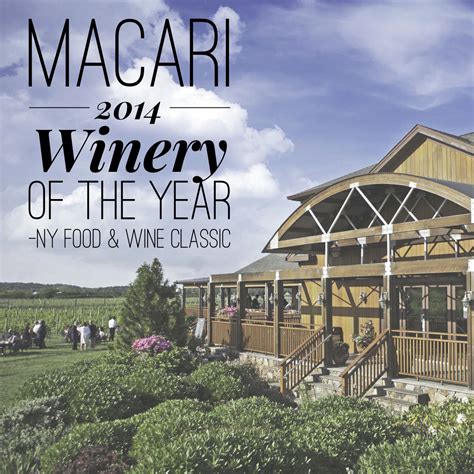 Macari vineyards. Macari Vineyards, located on the North Fork of Long Island in Mattituck, New York, is owned and operated by three generations of the Macari Family. The waterfront farm, with sweeping views of the Long Island Sound, was established by the family over 50 years ago. Since the first vines were planted in 1995, Macari Vineyards has been recognized ... 