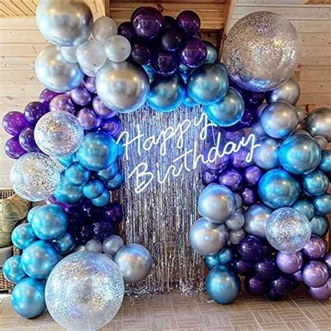 Macaron Purple Balloon Arch Garland Kit-Macaron Purple Balloon …