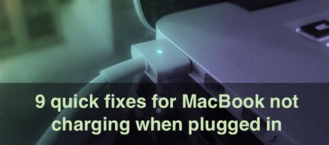 Macbook not charging when plugged in
