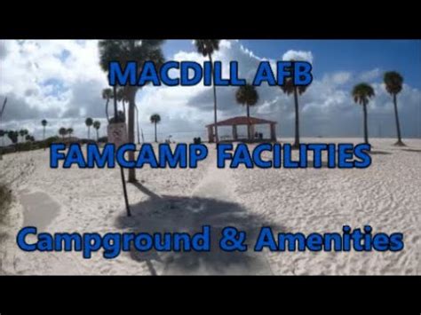MacDill Air Force Base Outdoor Recreation and Marina (6thFSS) Follow us on rev. 10/1/23 • IN CASE OF EMERGENCY • DIAL 911 If Dialing From A Cell Phone, Immediately Inform Emergency Personnel That You Are Calling From MacDill AFB • THE FAMCAMP NIGHT HOST phone is (813) 532-7657 for any concerns or emergencies.