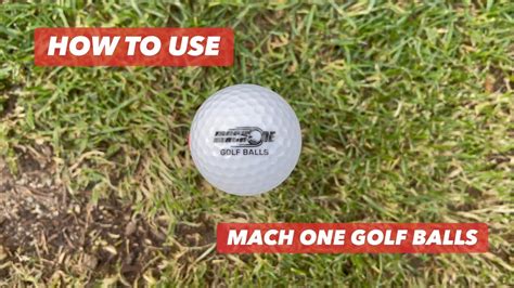 Mach one golf balls. 