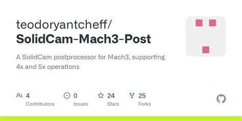 Mach3 cam.  SolidCam-Mach3-Post A SolidCam postprocessor for Mach3, suppor...