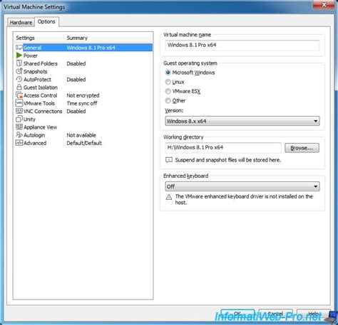 Machine Settings