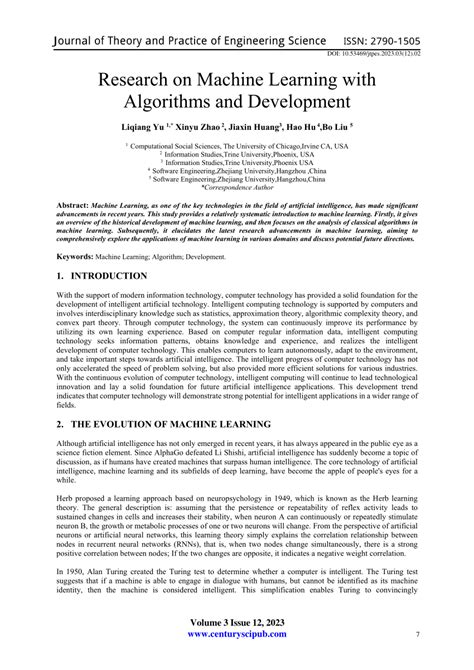 Machine learning research papers google scholar.  Thus, this study’s key contributi...