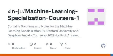 Machine learning specialization course github. .  a piece of equipment with several moving parts...