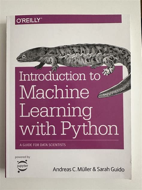 Machine learning with python o reilly. 20.  They make complex machine learning topics...