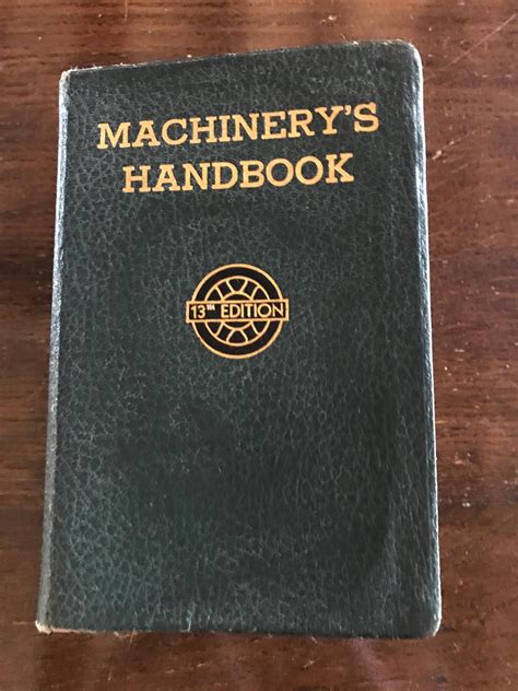 Machinerys handbook for machine shop and drafting room 1914 first edition. - Representações sociais das atividades físicas para trabalhadores da indústria.
