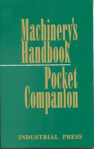 Machinerys handbook pocket companion by christopher j mccauley. - Troy bilt rasenmäher 190cc motor handbuch.