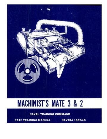 Machinists mate 3 2 rate training manual navtra 10524 d. - Was hat nicht alles platz in eines menschen herzen--.