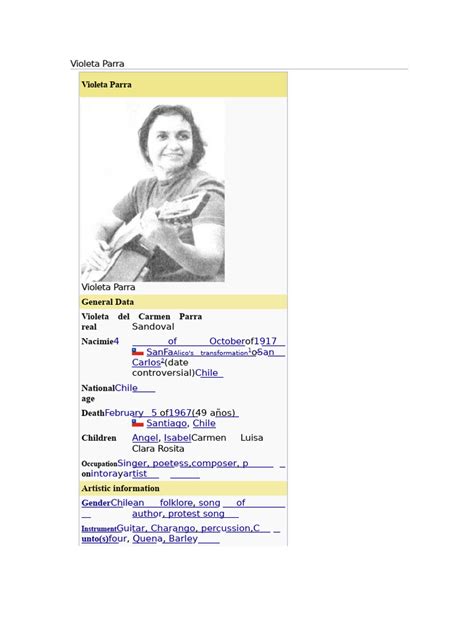 Machitun violeta parra biography