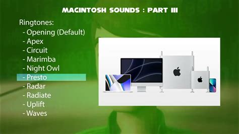 Macintosh sounds.  A presentation of the &ldquo;Crash Sounds&rdquo; used on Macin...