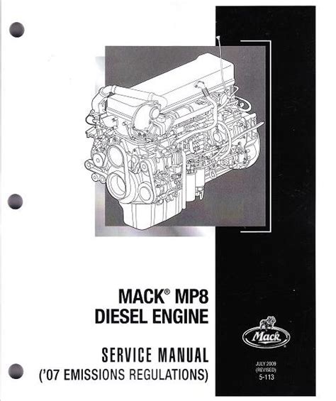 Mack mp 8 motor service handbuch. - Clark gabelstapler handbuch für c500 50.