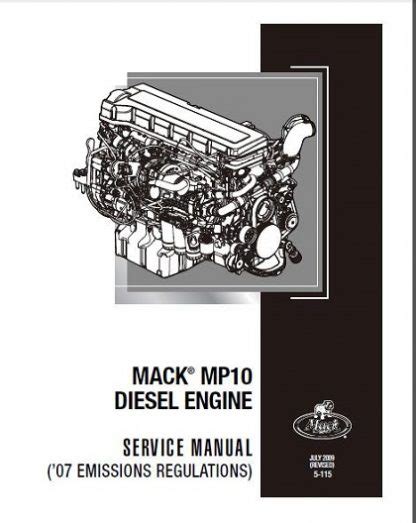 Mack mp10 diesel engine service repair manual. - Música en el monasterio de el escorial (1563-1837).