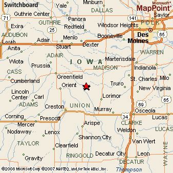 Macksburg, IA Map & Directions - MapQuest