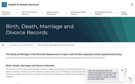Macomb county death records online.  Write a letter stating the required ...