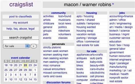 Macon personal craigslist. Are you a pinball enthusiast looking to add a new machine to your collection? If so, you may have considered checking out Craigslist for pinball machines for sale. One major advant... 