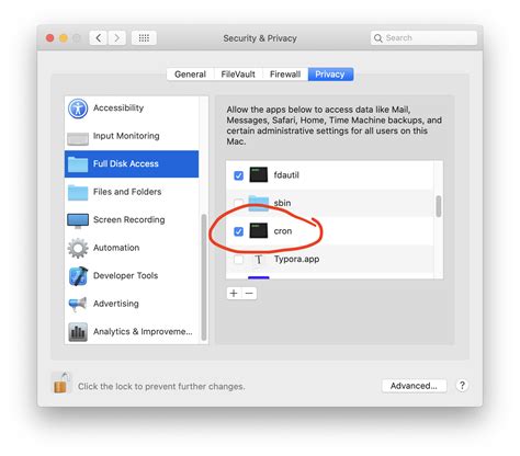 Macos cron permissions.  I have a bash file on How to run your script on a sche...