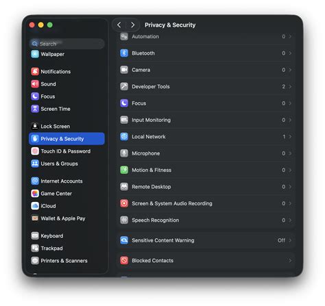 Macos reset local network permissions.  Dec 4, 2024 · macOS permissions can bec...