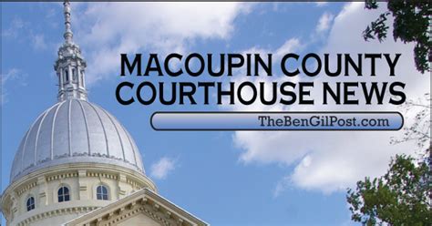 The Macoupin County court complex is located in the county seat city of Carlinville. Formed from portions of Greene County, the county has a reported population of 47765 residents and comprises a total area of 864 square miles within the state of Illinois. In 2016, there was a reported unemployement rate of 10% in Macoupin County.. 