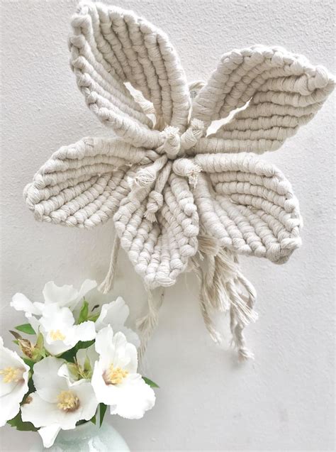 Macrame Flower Tutorial Isabella Strambio Macrame Academy