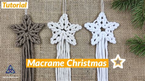Macrame Star Decorations Project Macrame patterns tutorials, Macrame