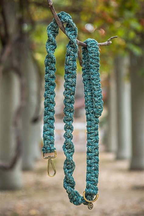 Macrame dog lead. .  ...