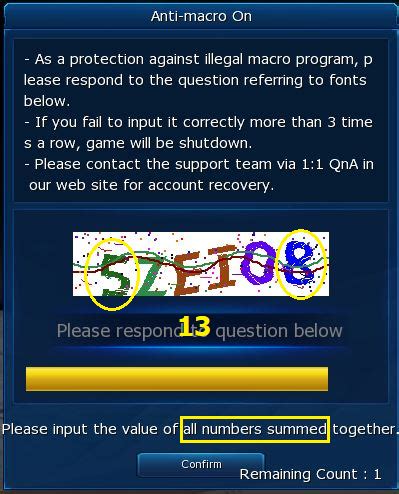 Macro dmo.  - Target Tamer will get a buff being immune to Macro Preventer for 30 minutes when T...