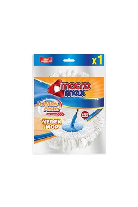 MacroBase Macromax Clean&faster Yedek Mop Ucu 1 Adet.