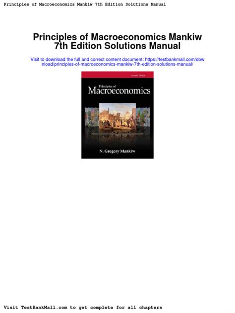 Macroeconomics mankiw 7th edition solutions manual. - Solution manual to engineering and chemical thermodynamics.