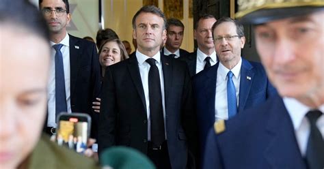 Macron: We stand ‘shoulder to shoulder’ with Israel in Hamas war
