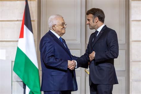 Macron and Abbas declare panel to create updated Palestine charter