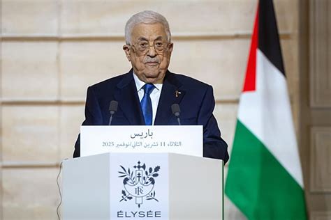 Macron and Palestinian President announce task force to draft updated Palestine constitution