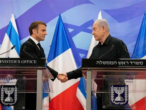 Macron calls for ‘decisive relaunch’ of peace process during Israel visit